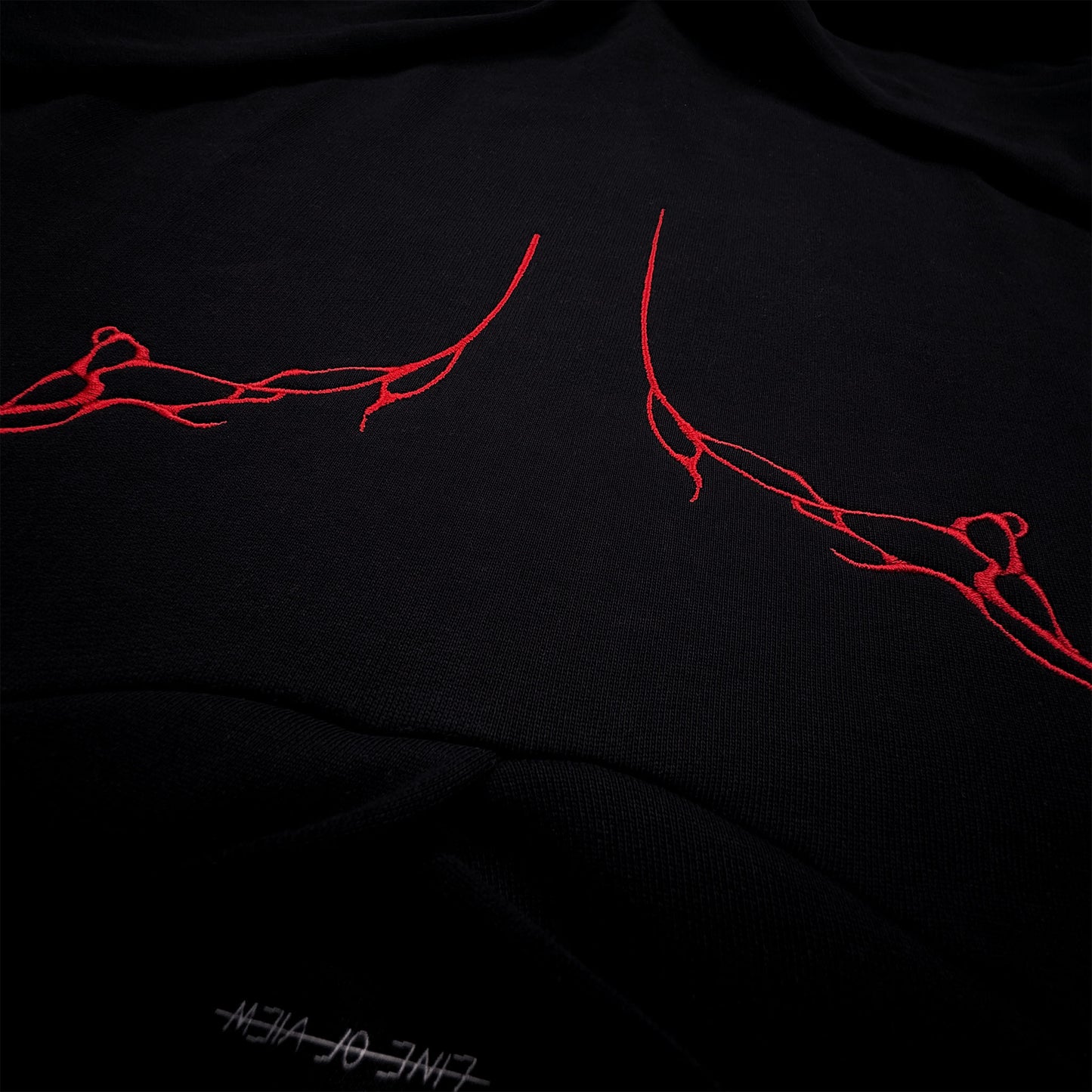 Linea – Hooded Sweatshirt (Red)