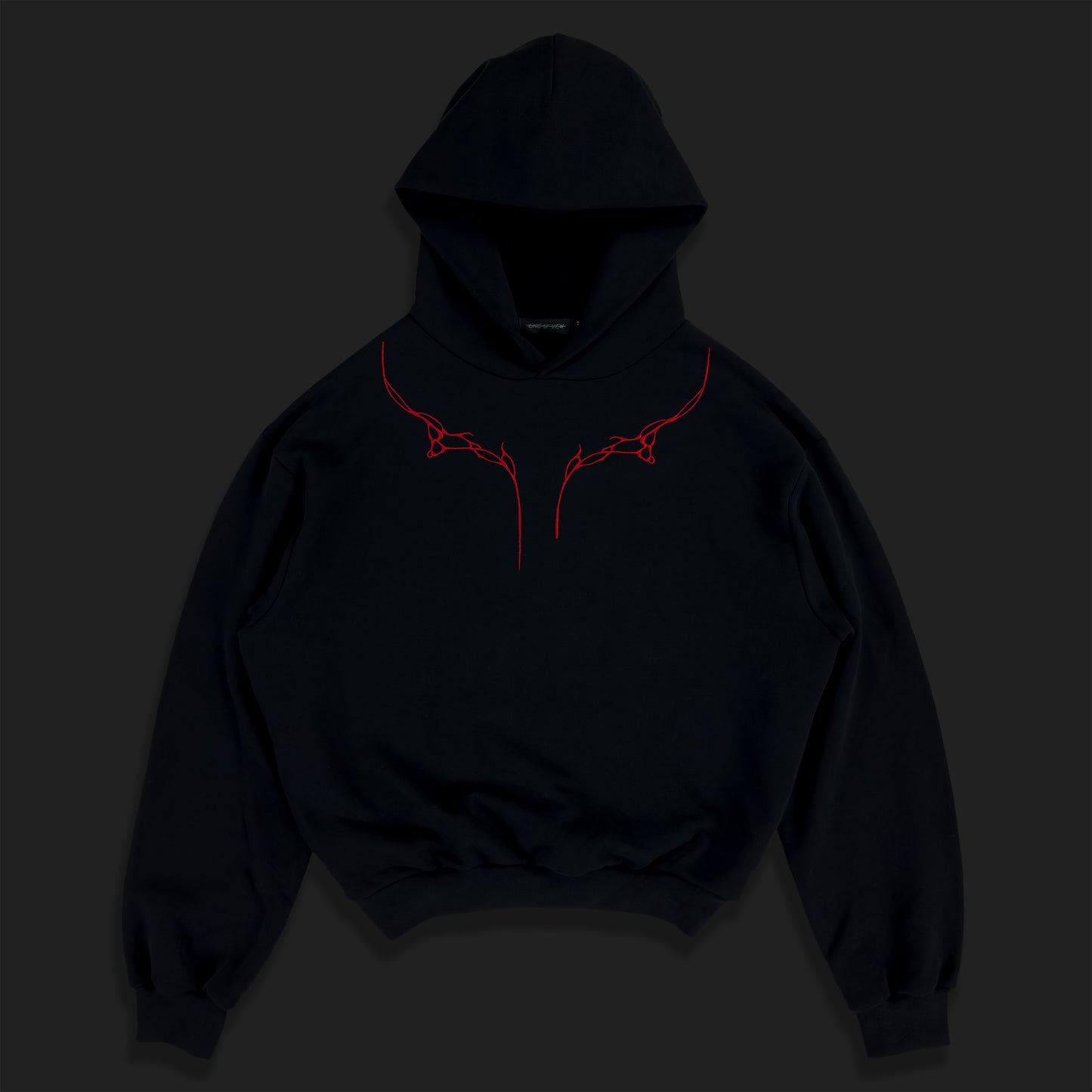 Linea – Hooded Sweatshirt (Red)