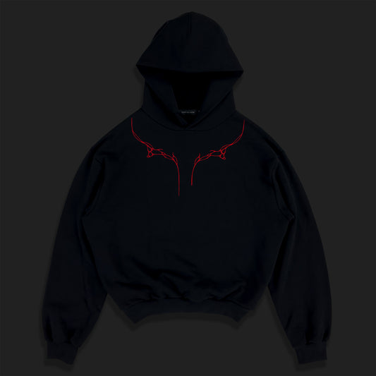 Linea – Hooded Sweatshirt (Red)