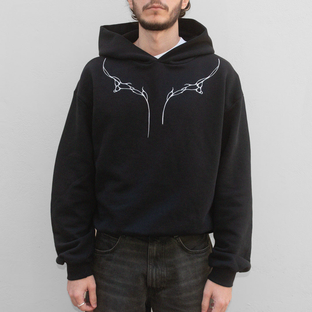 Linea – Hooded Sweatshirt (Silver)