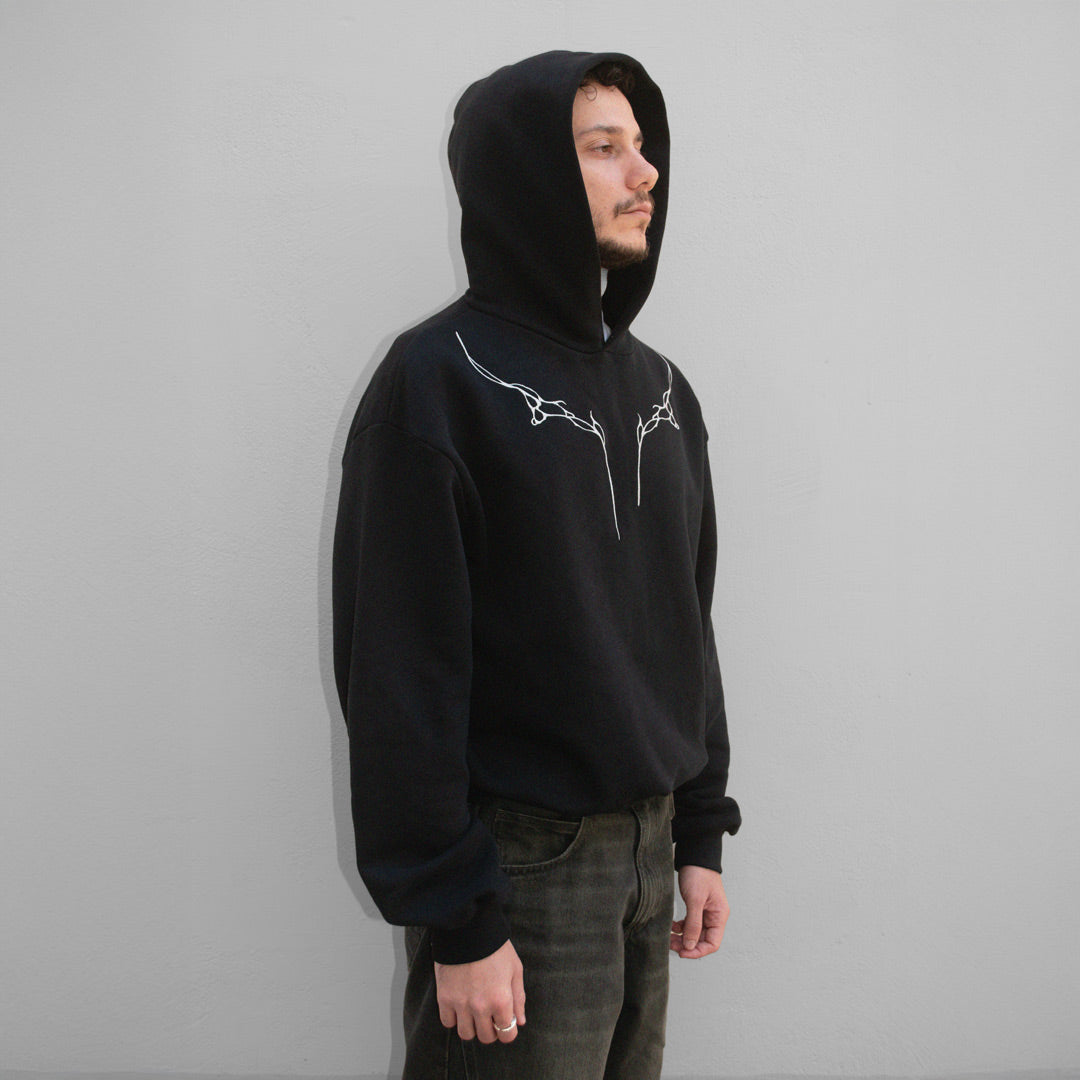 Linea – Hooded Sweatshirt (Silver)